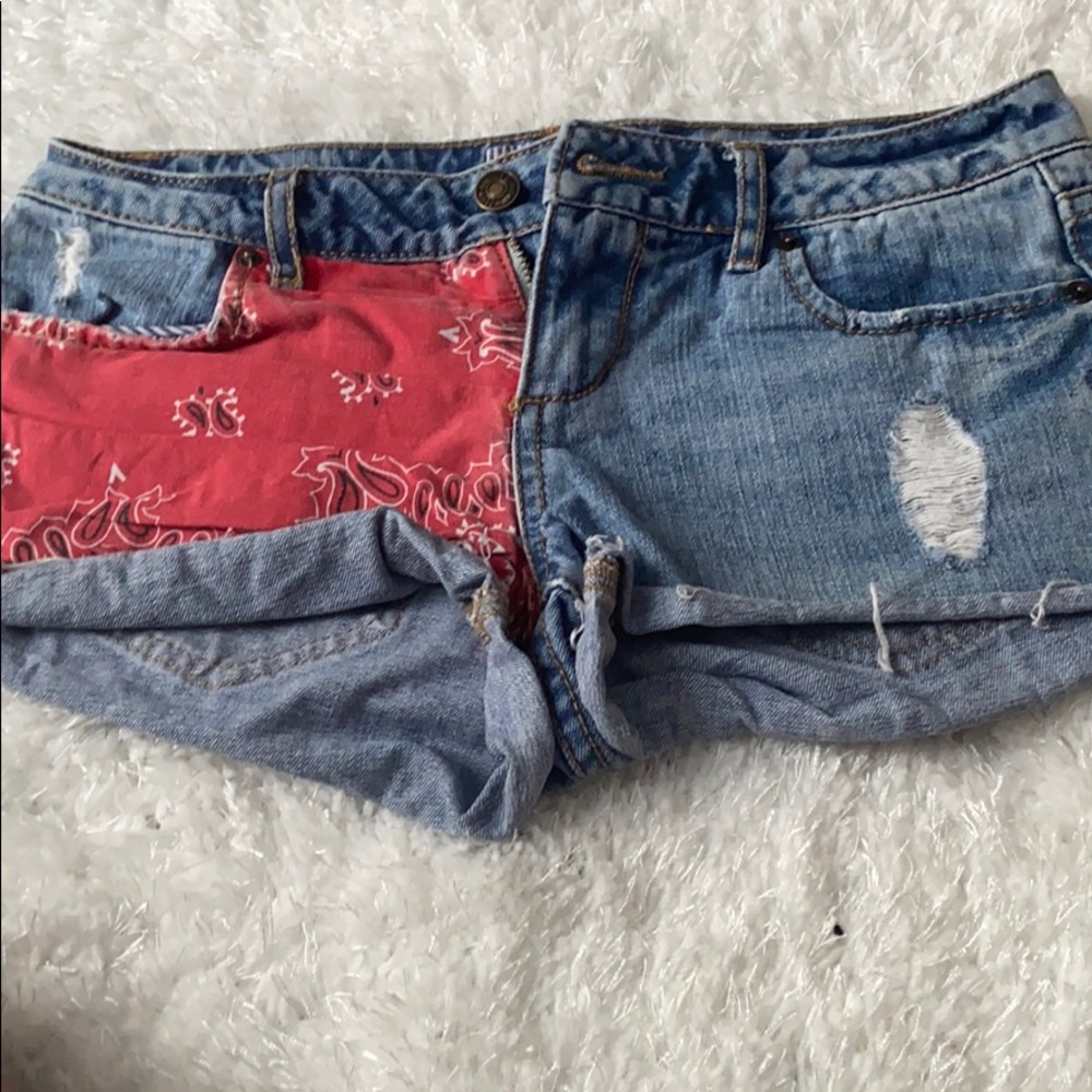 Bandana Jean Shorts